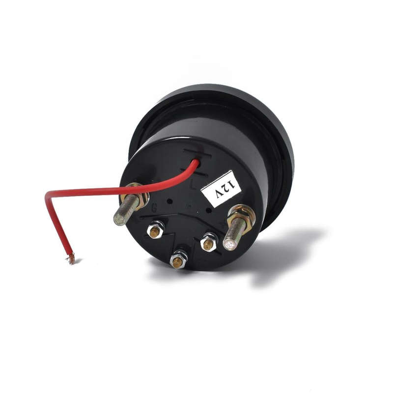 52mm 12V Marine Fuel Level Gauge + 350mm Fuel Level Sensor, with LED Light