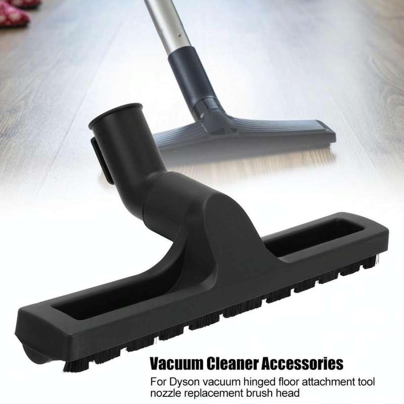 Vacuum Cleaner Head Accessories Floor Brush Tip Bristle Brush Head, Inner Diameter Size:35mm(Black)