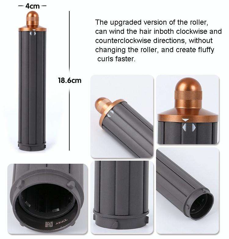 For Dyson Airwrap Hair Dryer HS01 / HS05 / HD08 18.6 x 4cm Upgraded Long Curling Barrels Nozzle R...
