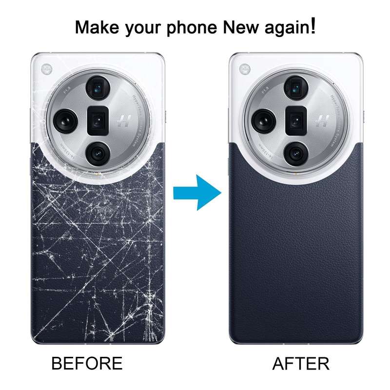 For OPPO Find X7 Original Battery Back Cover with Camera Lens Cover(Black)