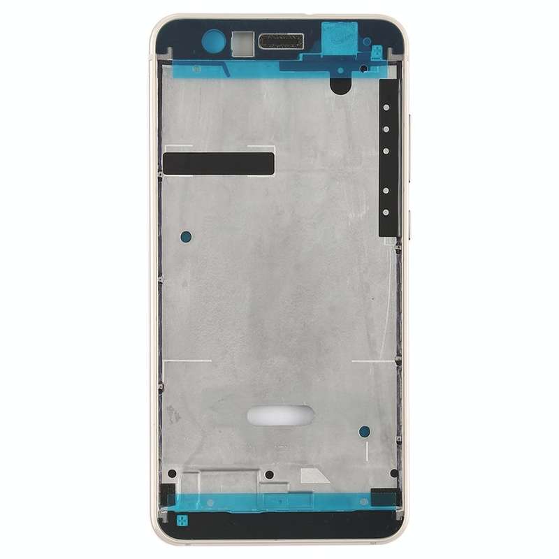 Middle Frame Bezel Plate with Side Keys for Huawei P10 Lite(Gold)