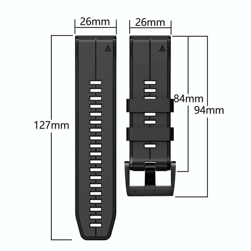 For Garmin Fenix 7X Vertical Stripes Two-color Silicone Watch Band(Orange Black)