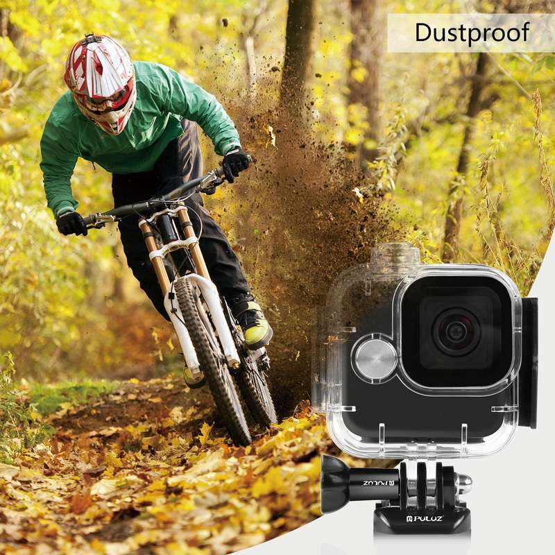 For GoPro Hero11 Black Mini PULUZ 40m Waterproof Housing Protective Case with Buckle Basic Mount ...