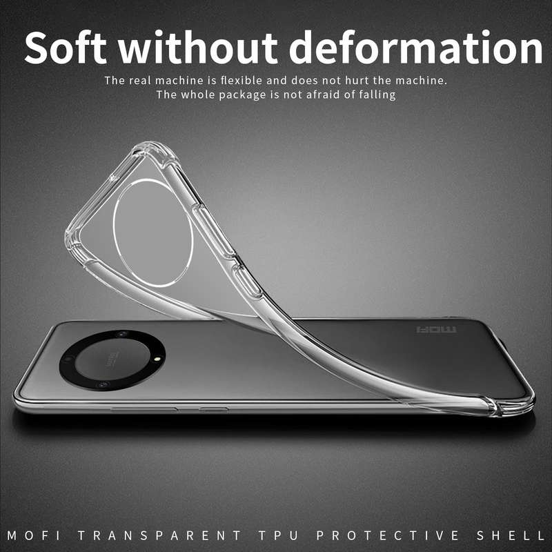 For Honor X9A MOFI Ming Series Ultra-thin TPU Phone Case(Transparent)