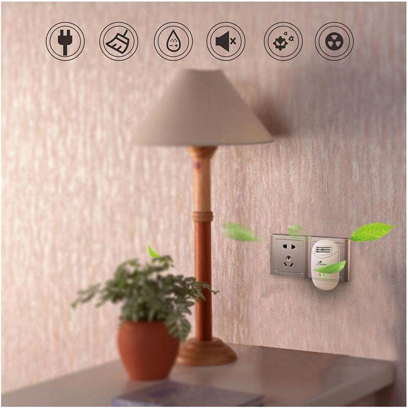 1200W Mini Negative Ion Formaldehyde Removal Second-hand Smoke Office Small Air Purifier(US Plug)