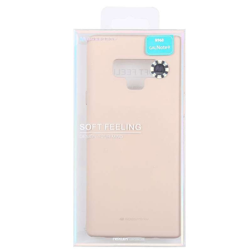GOOSPERY Soft TPU Case for Galaxy Note 9(Flesh Color)