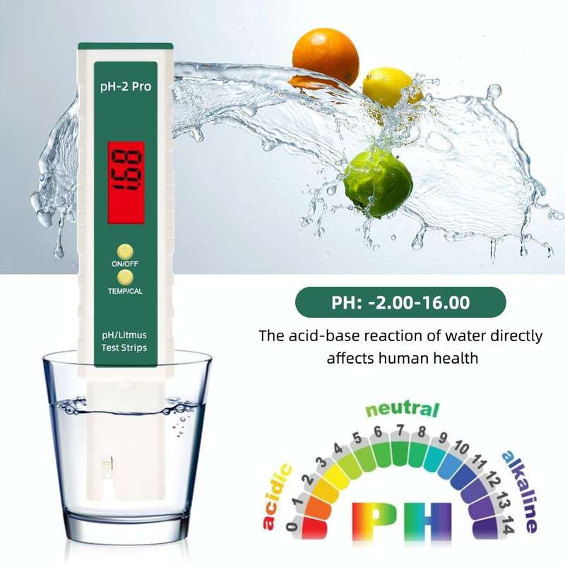 PH-2 Pro Litmus Tester Litmus Test Paper Color Change PH Meter Water Quality Meter