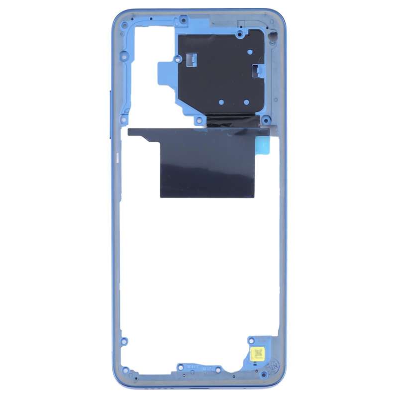 Original Middle Frame Bezel Plate for Xiaomi Poco M4 Pro 4G MZB0B5VIN(Blue)