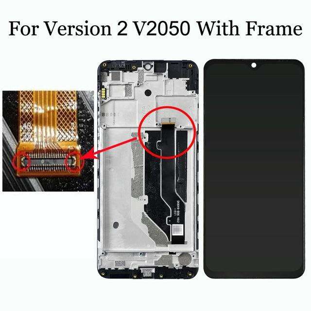 OEM LCD Screen For ZTE 20 Smart V2050  Digitizer Full Assembly with FrameBlack)
