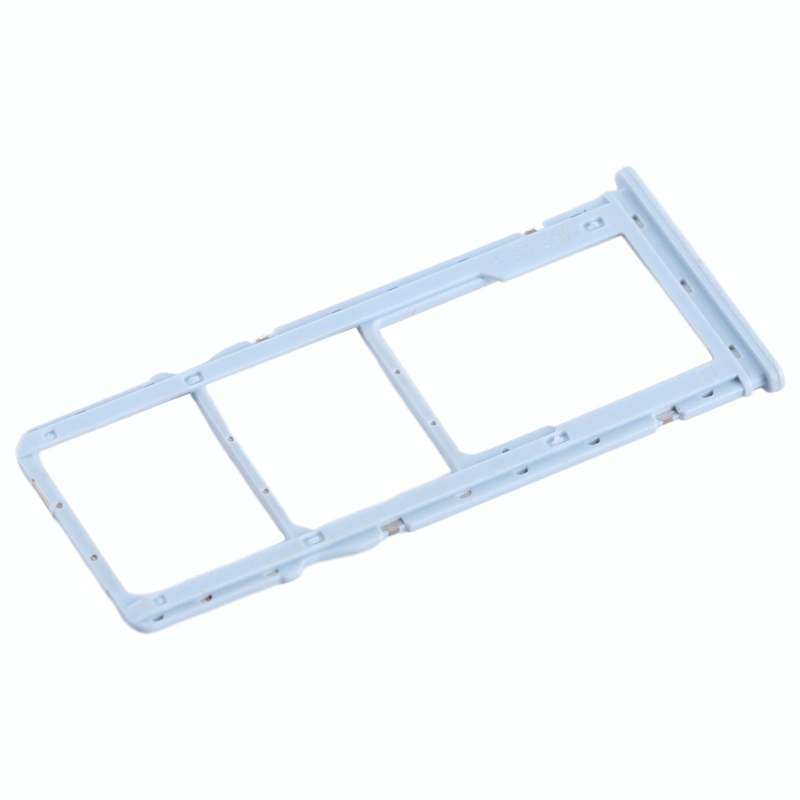 For Xiaomi Poco  C51 SIM Card Tray + SIM Card Tray + Micro SD Card Tray (Blue)