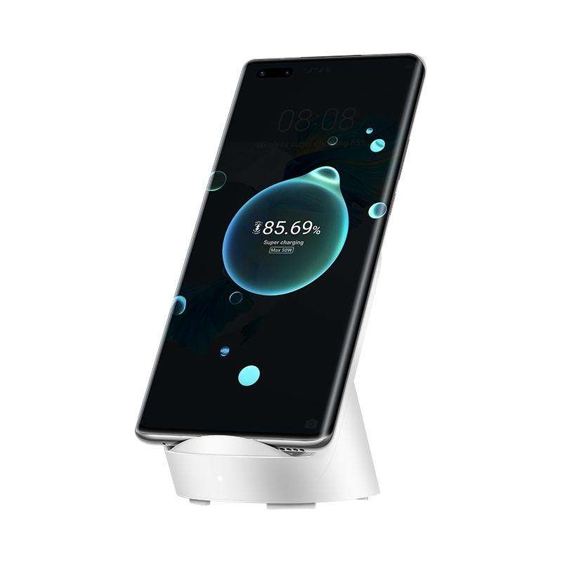 Original Huawei CP62R 50W Max Qi Standard Super Fast Charging Vertical Wireless Charger Stand (Wh...