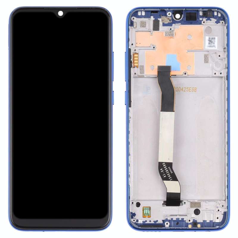 LCD Screen and Digitizer Full Assembly with Frame for Xiaomi Redmi Note 8(Blue)