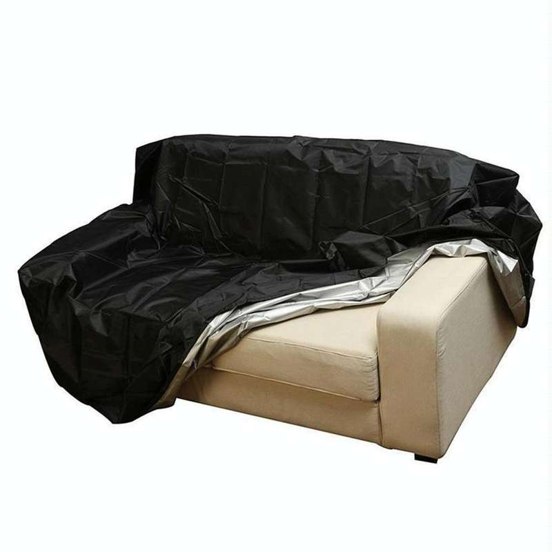 Sofa Recliner Table Waterproof Dustproof Cover, Size:134x66x89/69cm(Black)
