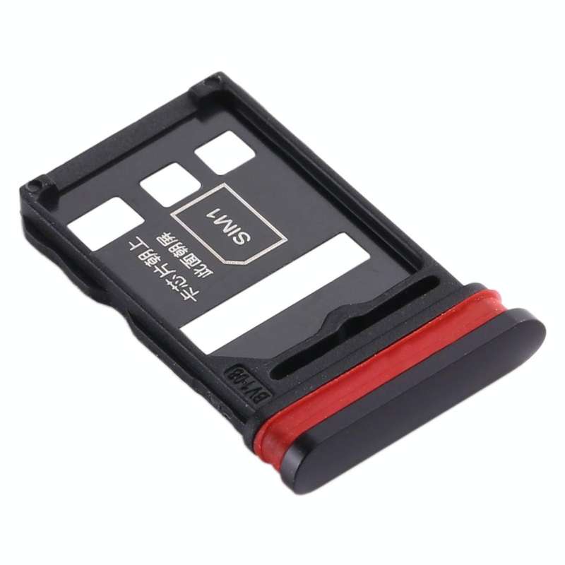 SIM Card Tray + SIM Card Tray for Honor V30 Pro / Honor V30(Black)