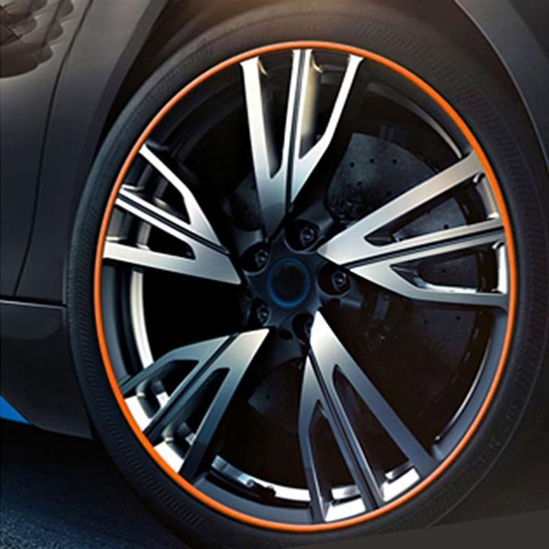 Universal Decorative Scratchproof Stickup 8M Flexible Car Wheel Hub TRIM Mouldings Decoration Str...