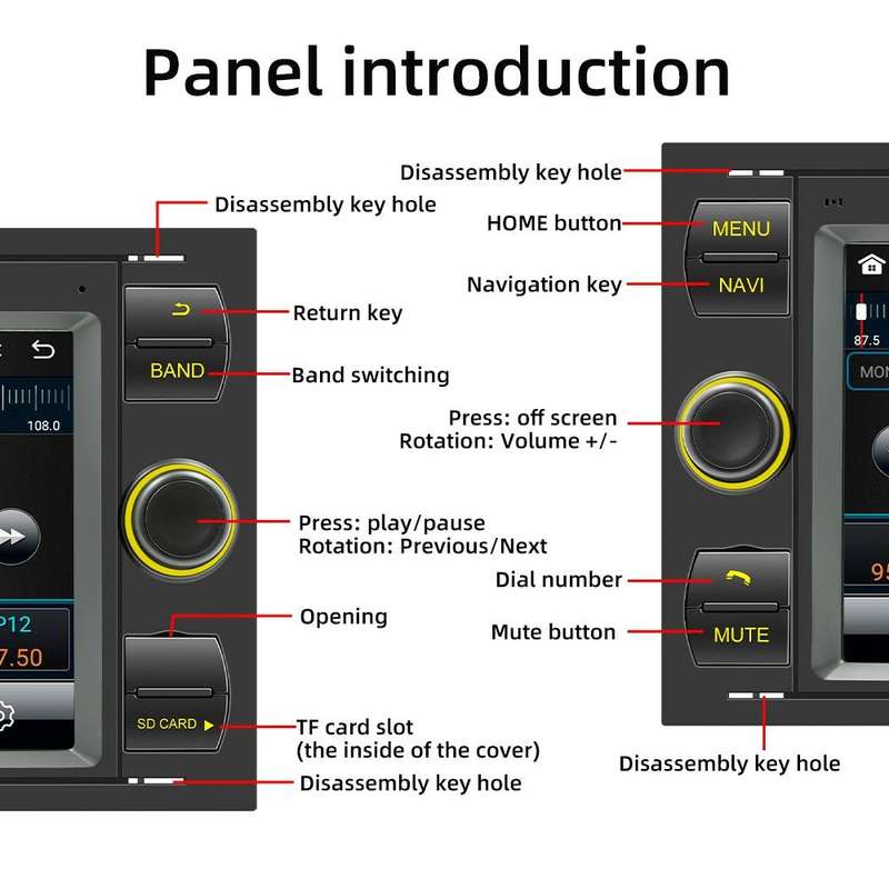 For Ford Transit 7 inch Android Navigation Machine Supports WiFi / GPS / RDS, Specification:2GB+3...