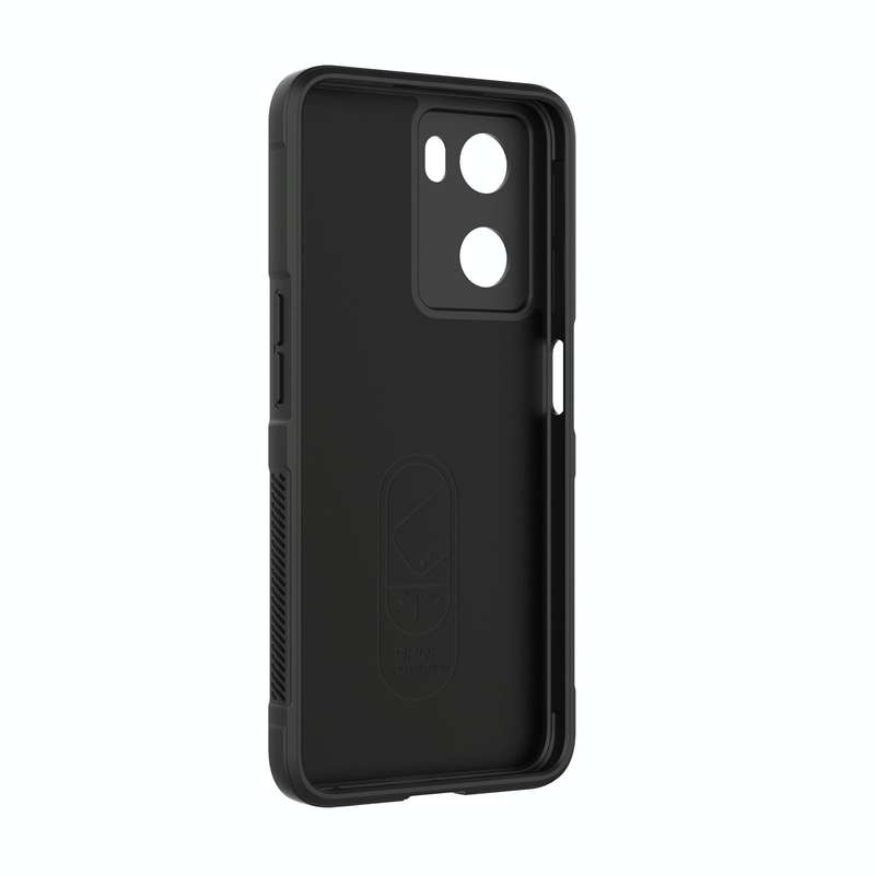 For OPPO A57 4G Global Magic Shield TPU + Flannel Phone Case(Light Blue)