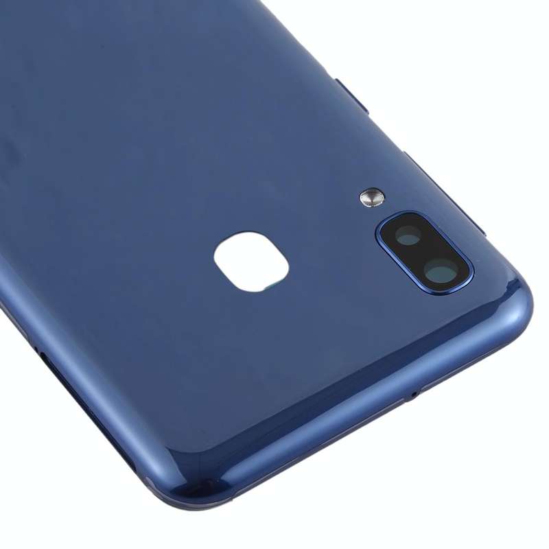 For Galaxy A20e Battery Back Cover with Side Keys (Blue)
