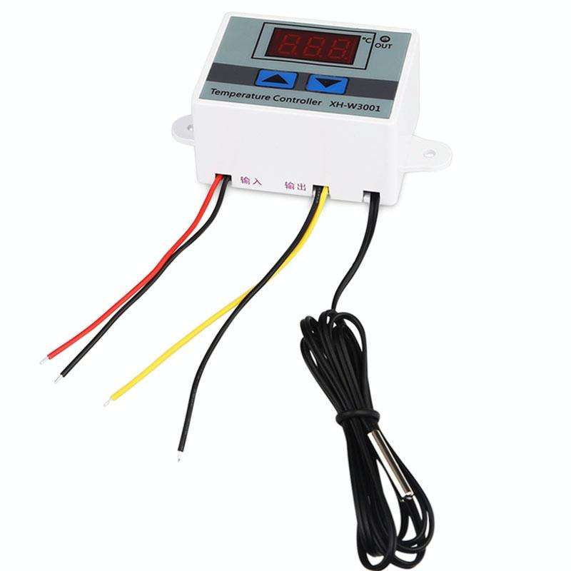 XH-W3001 Digital LED Temperature Controller Arduino Cooling Heating Switch Thermostat NTC Sensor ...