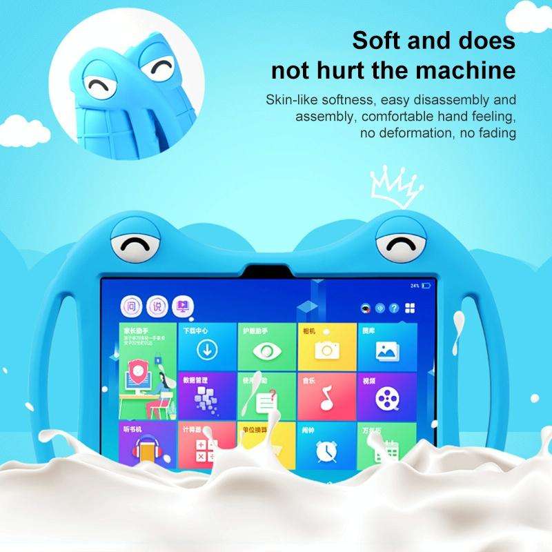 For Alcatel 1T 10 2020 Silicone Shockproof Protective Tablet Case(Blue)