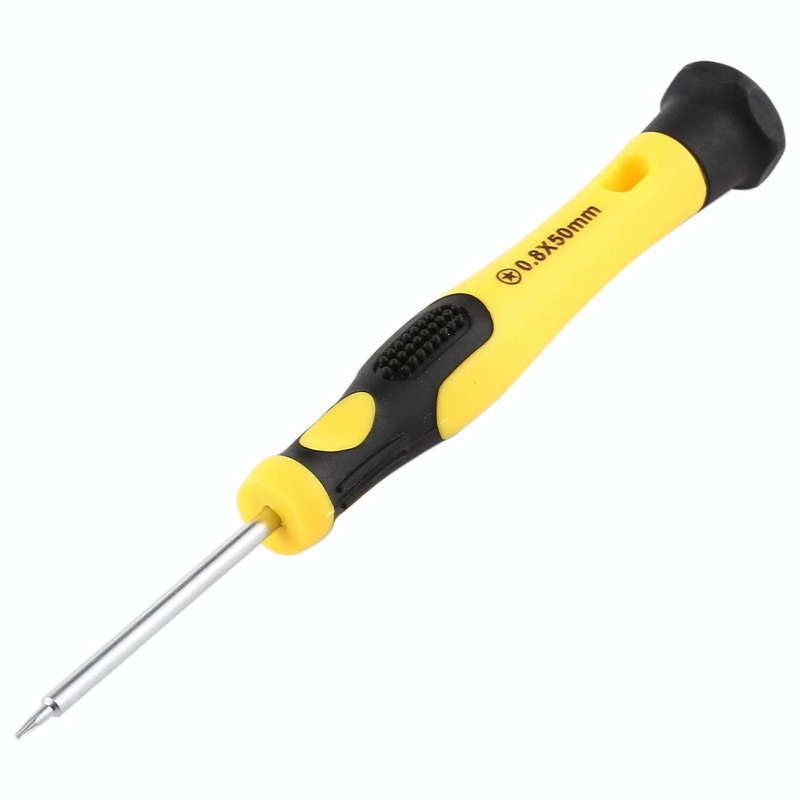 JF-611-0.8 Pentalobe 0.8 Screwdriver for iPhone Charging Port Screws(Yellow)