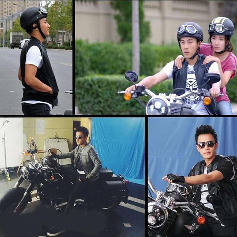 Winter Season Motorcycle Breathable Safty Helmet(Black)