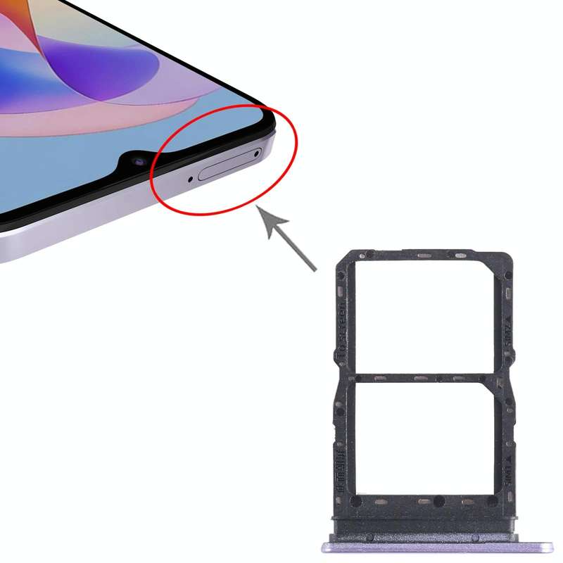 For Honor Play 40C SIM + SIM Card Tray (Purple)