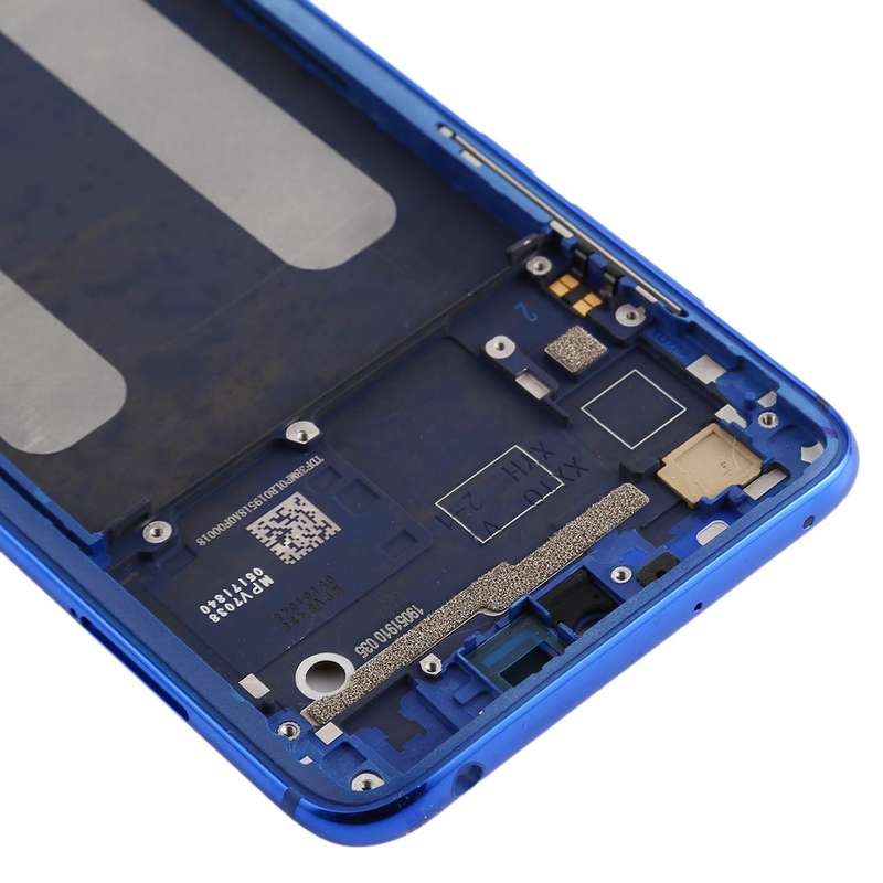 Front Housing LCD Frame Bezel Plate for Xiaomi Mi CC9 / 9 Lite(Blue)