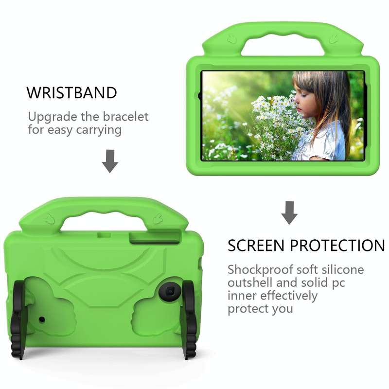 For Galaxy Tab A 7.0 T280/T285 EVA Material Children Flat Anti Falling Cover Protective Shell Wit...