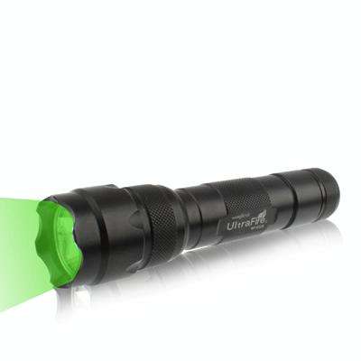 UltraFire WF-502B 3W 200lm Flashlight , CREE LED, 1-mode, Green Light(Black)