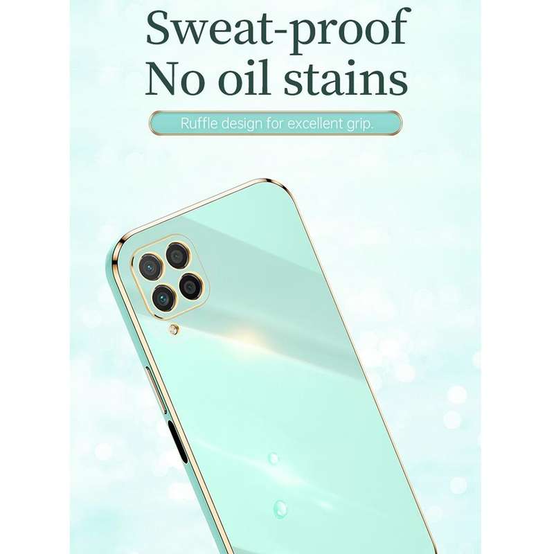 For Huawei nova 6 SE XINLI Straight 6D Plating Gold Edge TPU Shockproof Case(Pink)