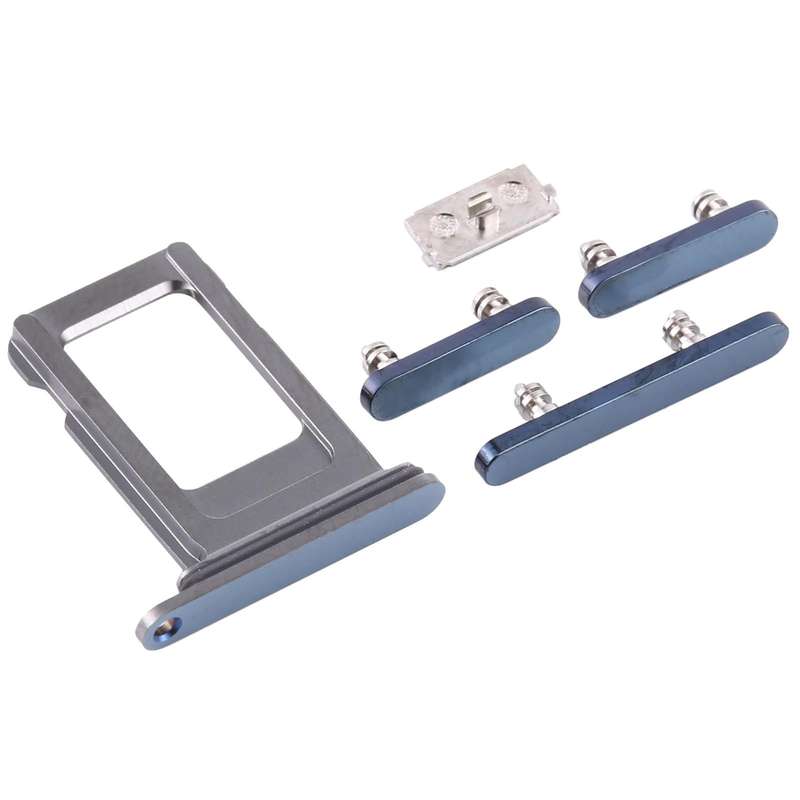 SIM Card Tray + Side Keys for iPhone 12 Pro(Blue)