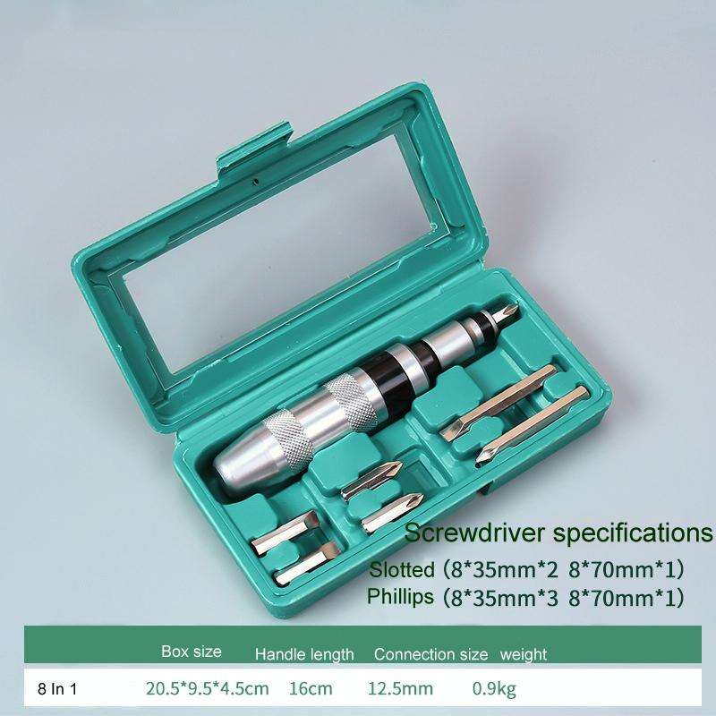 8 In 1 Impact Screwdriver Socket Set for Rusty Stubborn Screws