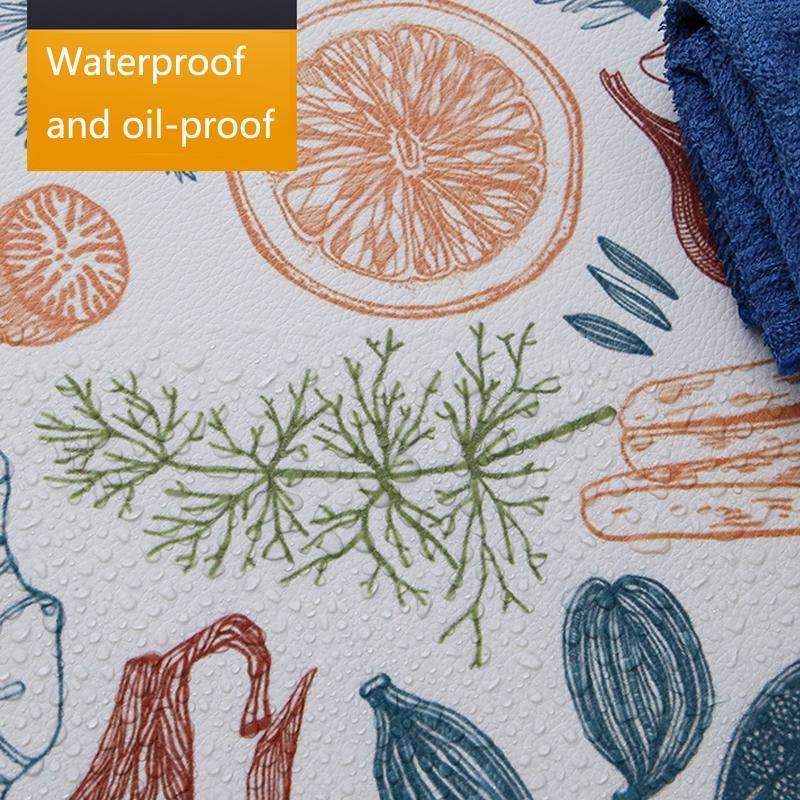 PVC Kitchen Non-Slip Floor Stickers Thickened Stickers Household Waterproof Floor Mats, Specifica...