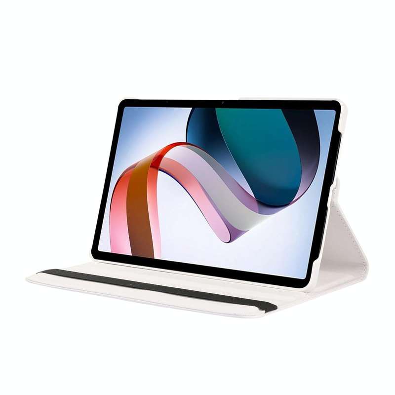 For Xiaomi Redmi Pad 10.61 360 Degree Rotation Litchi Texture Leather Tablet Case(White)