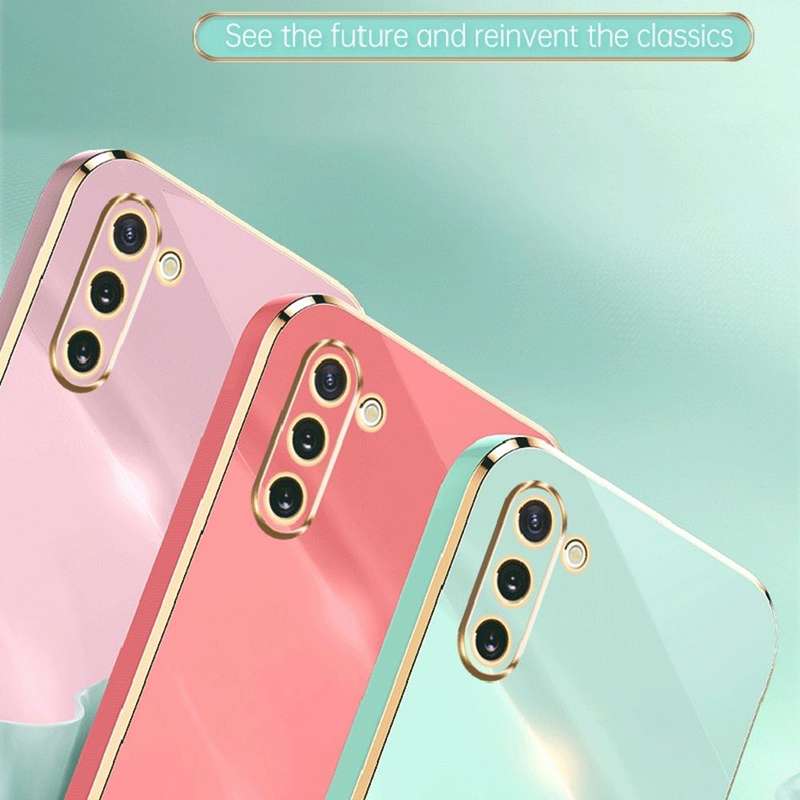 For Samsung Galaxy Note10 XINLI Straight Edge 6D Electroplate TPU Phone Case(Black)