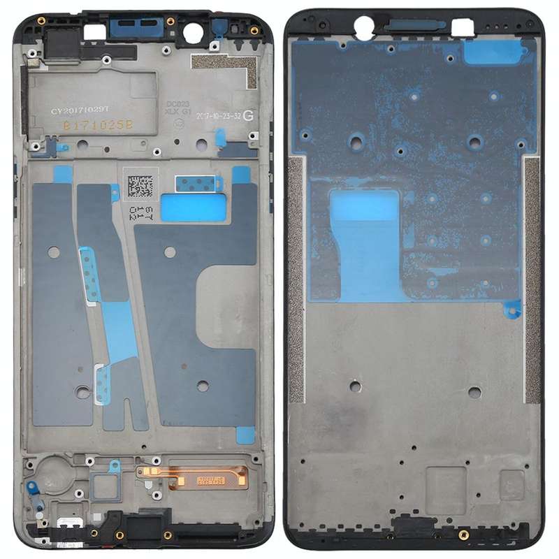 For OPPO A73 / F5 Front Housing LCD Frame Bezel Plate  (Black)