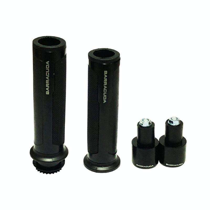 Motorcycle Modification Accessories Hand Grip Cover Handlebar Set(Black)