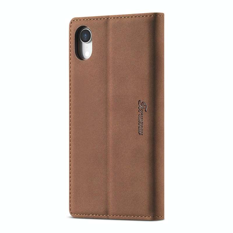 For iPhone XR Forwenw F1 Series Matte Strong Magnetism Horizontal Flip Leather Case with Holder &...