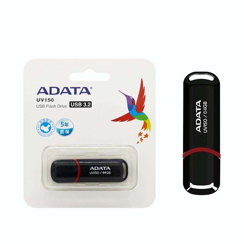 ADATA UV150 High Speed USB3.1 Business USB Flash Drive, Capacity: 128GB(Black)
