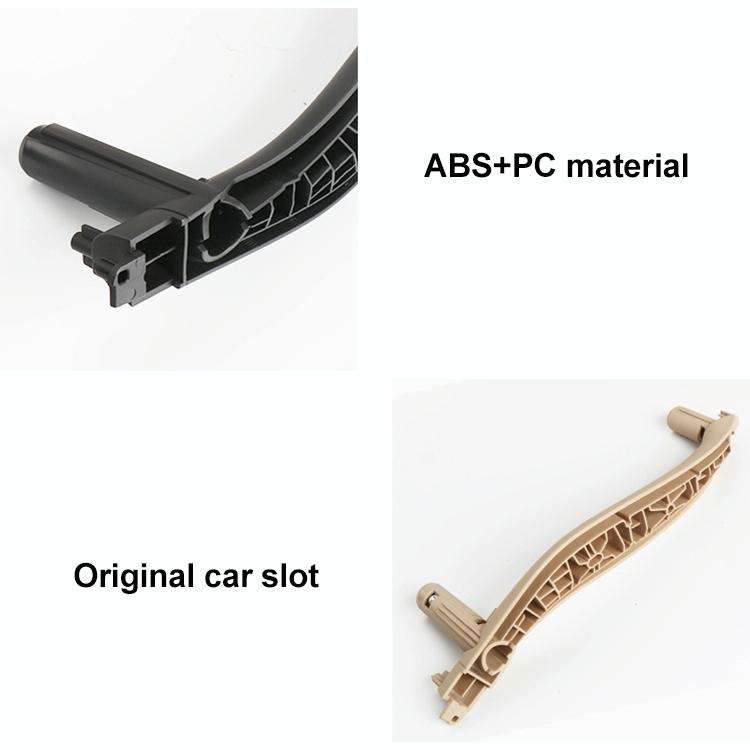 Car Right Side Inside Doors Handle Pull Trim Cover for BMW X5 / X6, Left Driving (Black)