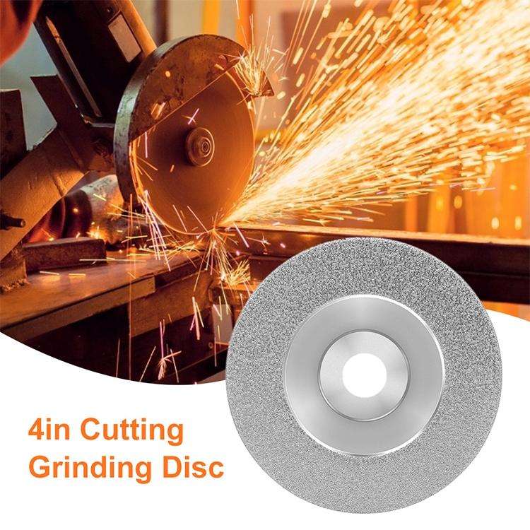 100mm Electroplated Diamond Grinding Slice Glass Grinding Disc 4 Inch Diamond Cutting Piece Alloy...
