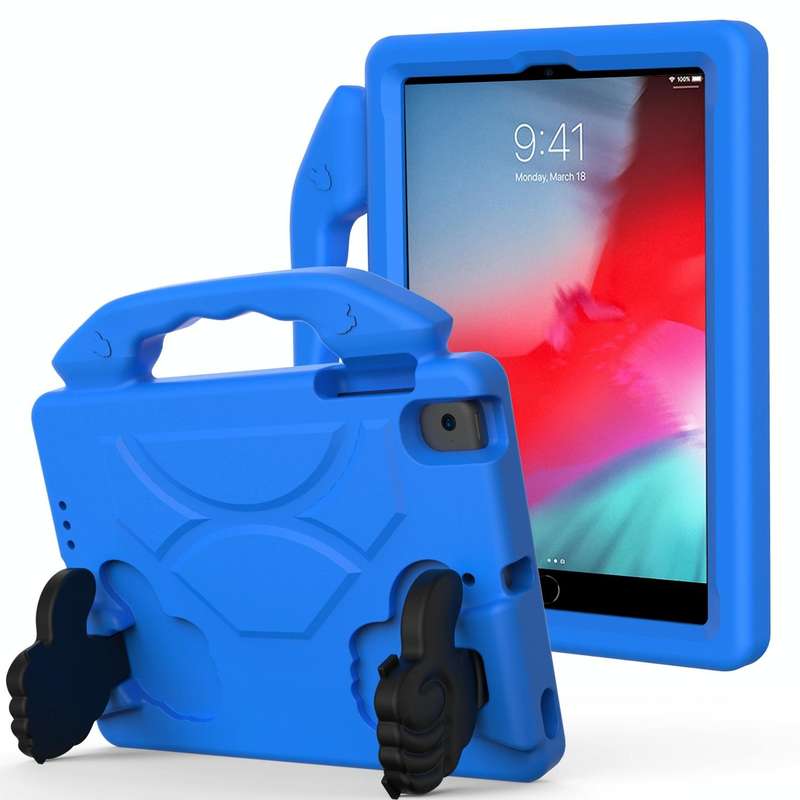 For iPad Mini 5/4/3/2/1 EVA Material Children Flat Anti Falling Cover Protective Shell With Thumb...