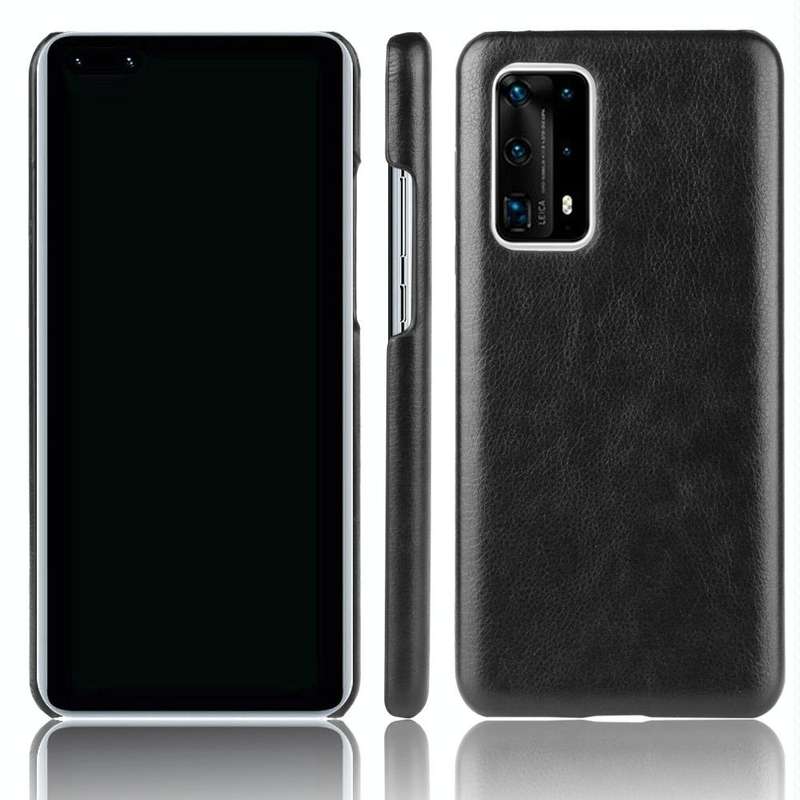 For Huawei P40 Pro+/P40 Pro Plus Shockproof Litchi Texture PC + PU Case(Black)