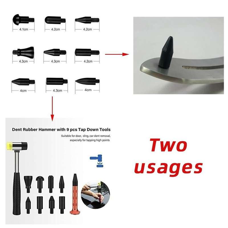 N2 72 in 1 Car Paintless Dent Removal Fender Damage Repair Puller Lifter, Plug Type:EU Plug