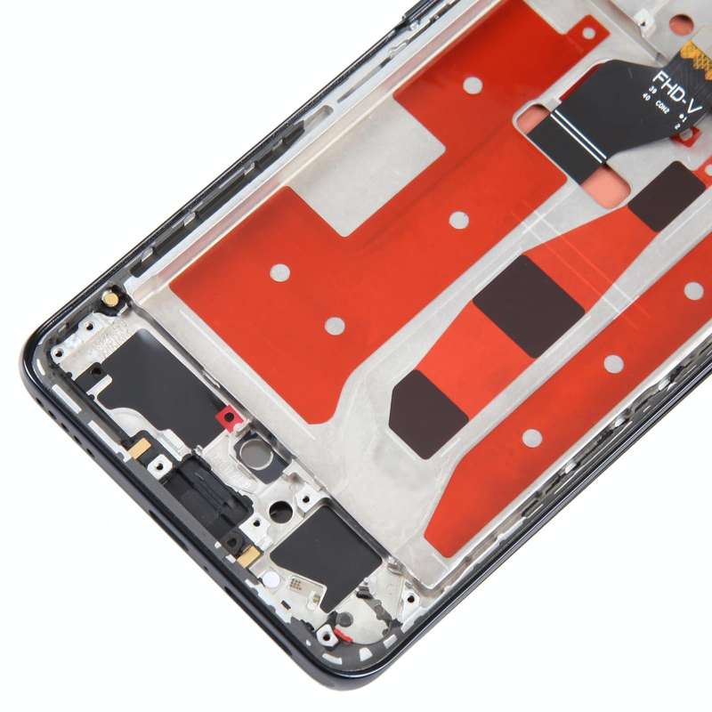 Original LCD Screen For Honor 60 Pro Digitizer Full Assembly with Frame(Black)