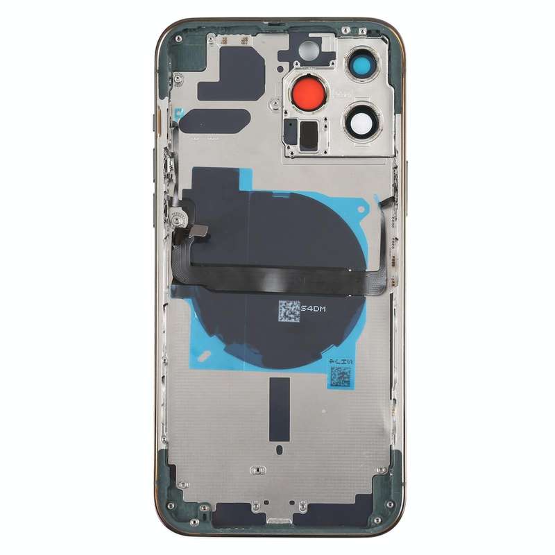For iPhone 13 Pro Max Battery Back Cover with Side Keys & Card Tray & Power + Volume Flex Cable &...