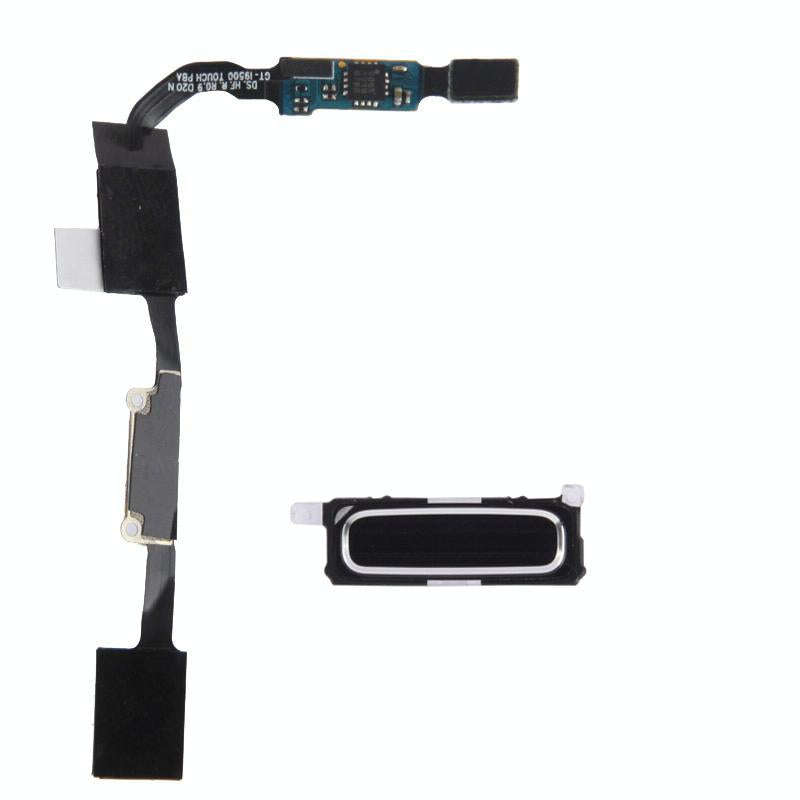 For Galaxy S IV / i9500 LCD Middle Board with Button Cable (Black)