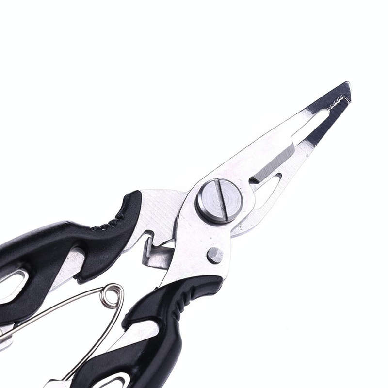 HENGJIA QT014 Multifunctional Stainless Steel Jaw Fishing Pliers Scissors Hook Removal Tool Line ...