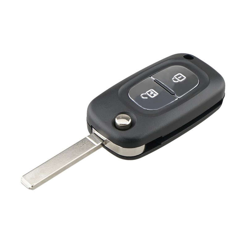 For RENAULT Clio / Megane / Kangoo / Modus Car Keys Replacement 2 Buttons Car Key Case with Folda...